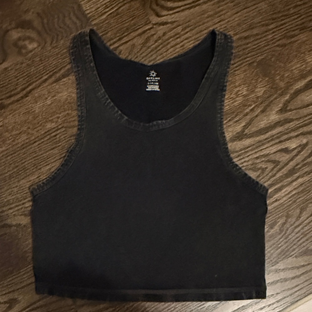 Cropped Athletic Tank Top